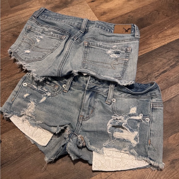 American Eagle Outfitters Denim 00 Shorts Lot - Picture 11 of 15